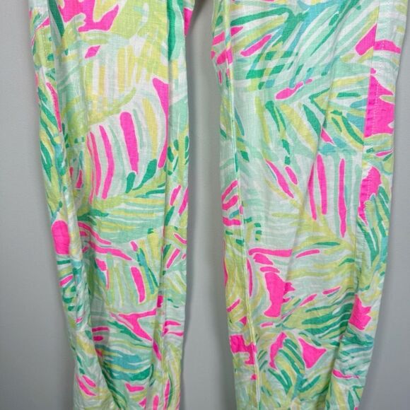 LILLY PULITZER | The Beach Short Linen Wide Leg Pants Women’s Size XX-Small - Picture 5 of 9
